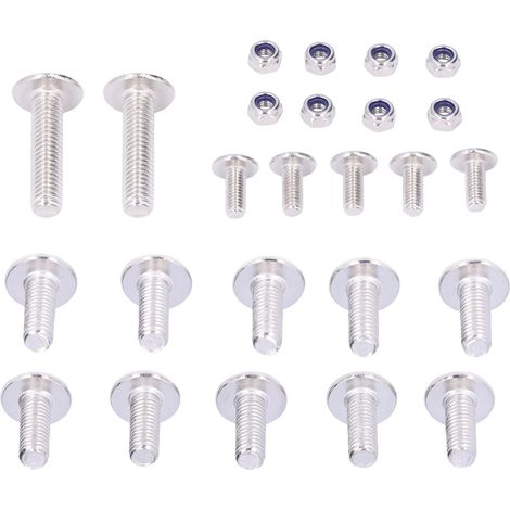 Kit di bulloni e dadi per parafango moto da 25 pezzi in acciaio inossidabile 90149‑06306 di ricambio per Banshee 350 YFZ350 1987‑2006 (1/5)