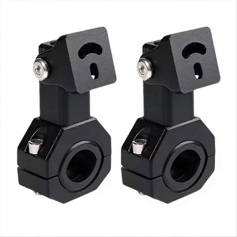 Support de fixation pour phare de moto, kit de fixation pour mini-barre lumineuse, supports de barre lumineuse réglables et robustes pour moto (1/5)