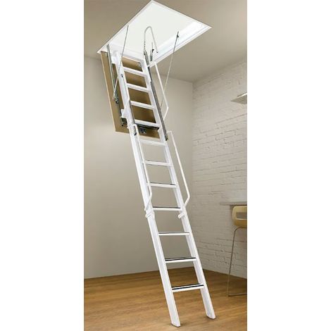 Mehrteilige Bodenleiter aus Stahl 3.00m - Deckenöffnung 190x70 cm - ACI-TRE300/190-70 (1/5)