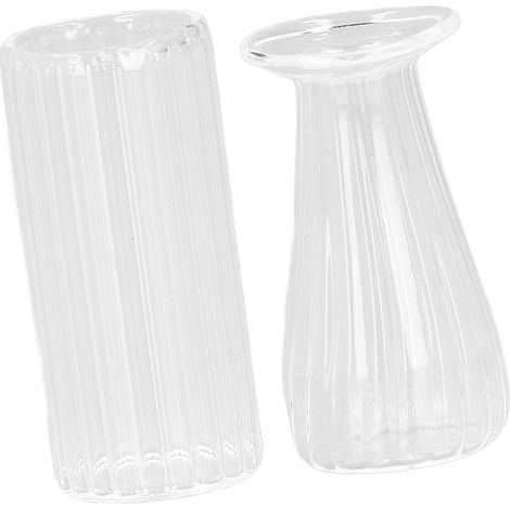 Vase miniature en verre pour maisons de poupées à l'échelle 1:12, un accessoire pour décorer les paysages des maisons de poupées. (1/5)