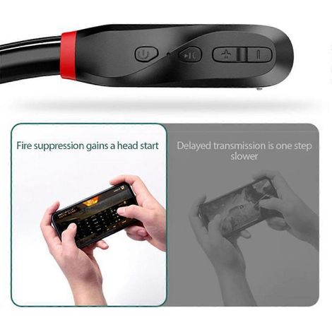 Écouteurs Bluetooth sans fil i35, universels pour deux sports, noirs (1/5)