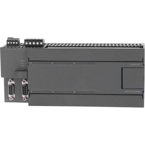 Automate programmable AMIXFX3U48MR API FX3U 48 sorties relais module logique industriel carte de contrôle 24V (1/5)