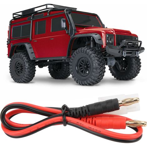 Câble de connexion RC 31.6cm 16AWG, prise mâle Tamiya vers fiche banane 4.0mm pour charge (1/5)