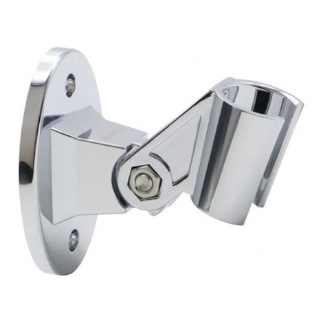 Support de douche - Support de douchette - Support de pommeau de douche - Support de douchette - Salle de bain - Support de douche - Support de douche mural - 7  5 cm - argent - ABS (1/5)