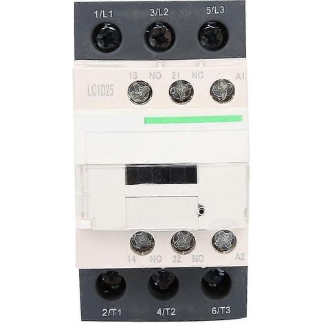LC1-D NEU Elektrischer 50/60Hz 3-poliger Spulen-Wechselstromschütz 220V 25A (1/4)