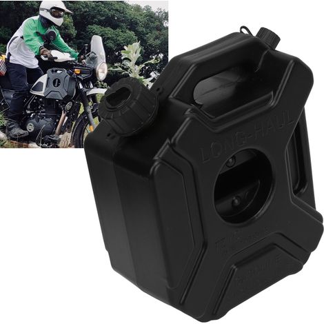 (Vidéo disponible) Réservoir de carburant de rechange pour SUV de 3 L/0,75 gallon, noir, convient à la plupart des voitures, motos, UTV, VTT et véhicules tout-terrain (expédié avec du papier bulle dou (1/5)