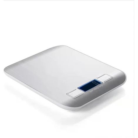 Balance de cuisine numérique en acier inoxydable, 5 kg/1 g, haute précision, avec écran LCD, tare automatique, accessoire de cuisine pour barbecue, pâtisserie et autres préparations culinaires. (1/3)