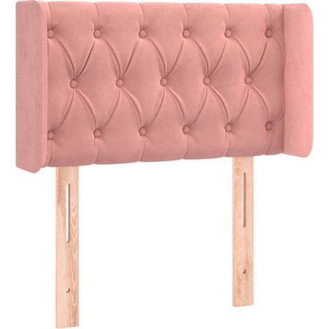 Maison Exclusive - Cabecero de terciopelo rosa 83x16x78/88 cm (1/5)