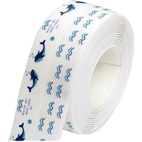 Ruban d'étanchéité, Bande d'étanchéité Auto-adhésive imperméable pour Bain, Bande de calfeutrage, Ruban d'étanchéité pour Salle de Bain, Toilette, Cuisine, Mur (1/5)