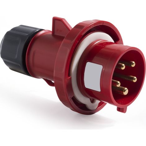 Connecteur industriel RS PRO, 3P+N+E, 16A, 380 415 V, Montage sur câble ( Prix pour 1 )