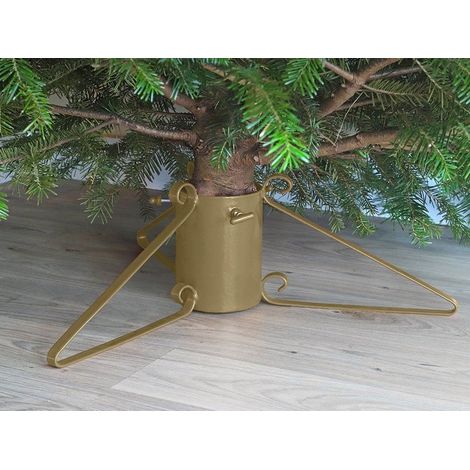 Christmas Tree Stand - Standard (3 legs) - Gold - 5 (1/2)