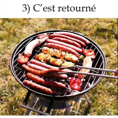 Pince À Roulettes - Inox - Pour Barbecue - 50 Cm (1/5)