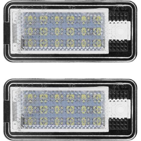 2-teiliges LED-Kennzeichenbeleuchtungsset (Hop-Lpl0114) für Audi A3 S3 A4 S4 B6 B7 A6 C6 S6 A