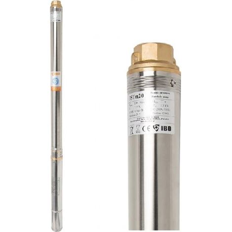 Pompe submersible 3 STM 20 - 1,1kW - Câble 20 m - Haute performance - Résistante au sable (1/5)
