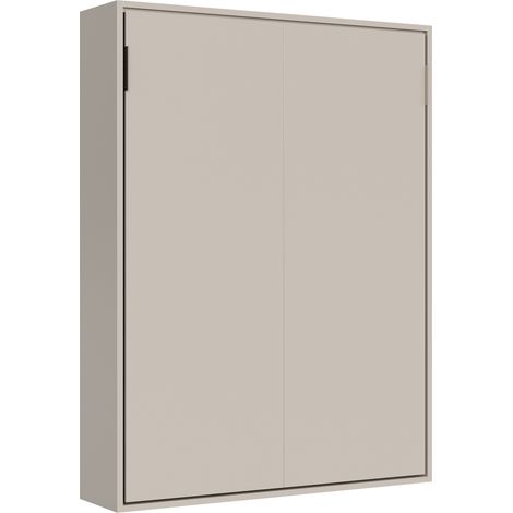 Lit double escamotable vertical Versia 160 Argilla