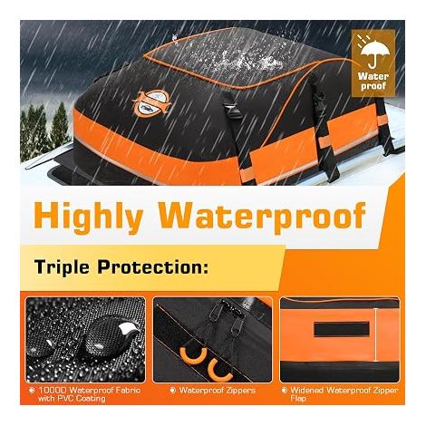 Car Roof Box, Foldable Car Roof Bag (1/4)