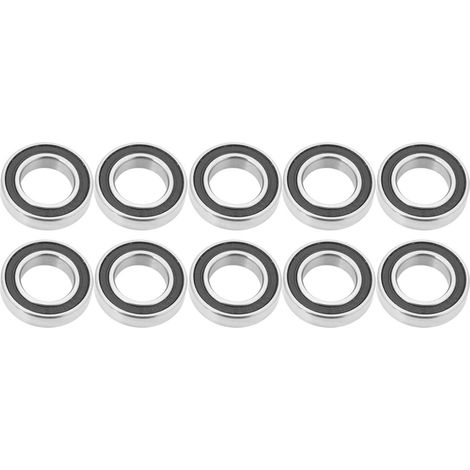 10pcs 6801‑2RS Rubber Sealed Deep Groove Ball Bearings 12mm21mm5mm (1/5)