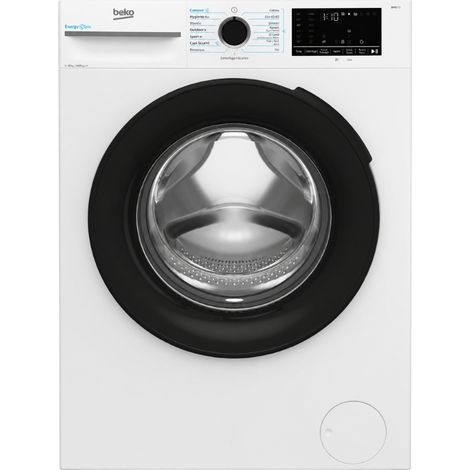 Dixedistribuzione b300 BMWEP9149DB 9kg, Classe A-30%, Bianco, Motore Inverter 1400giri, Display touch, Porta nera, EnergySpin™, Vapore