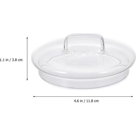 Lot de 2 couvercles de rechange pour bocaux en verre, couvercles hermétiques pour bocaux de conservation et récipients alimentaires de cuisine (1/4)