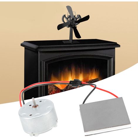 Zubehörset für Kaminventilator – Motor- und Generatorteile – Material: Metall und Kunststoff – Abmessungen: 40 x 40 mm – 2-teiliges Set (1/5)
