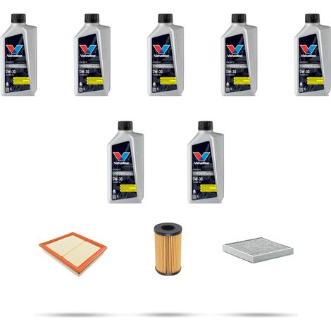 Kit tagliando 3 FILTRI e 7L OLIO compatibile con Jaguar E-Pace (X540) 2.0 P300 MHev 221kw dal 2020 (1/5)