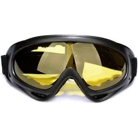 Lunettes de motocross 25-26 pouces, lunettes de quad et de moto, coupe-vent, anti-poussière, protection UV, lunettes de sport, lunettes de ski, lunettes de soleil anti-éblouissement pour vélo et motoc (1/4)