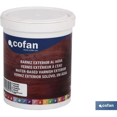 Barniz Exterior Al Agua (750 Ml)