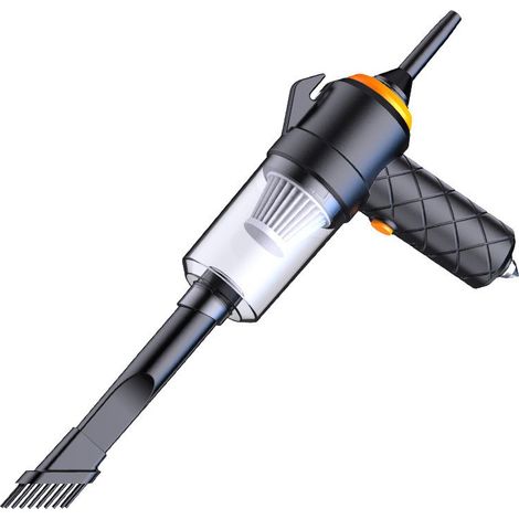 Multifunktionaler Handstaubsauger für Autos, hohe Saugleistung, USB-Ladefunktion, schwarz (1/5)