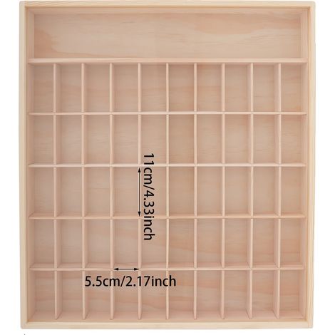 Vetrina espositiva, design a parete, grande capacità, colore legno (1/2)