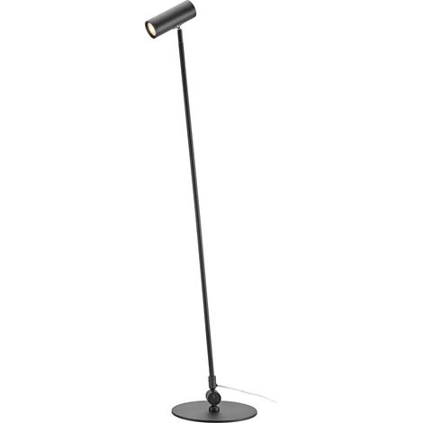 Lampadaire led dimmable metal noir h132 cm 49w 3000k - markslojd arlo 224314286 224314286 (1/3)
