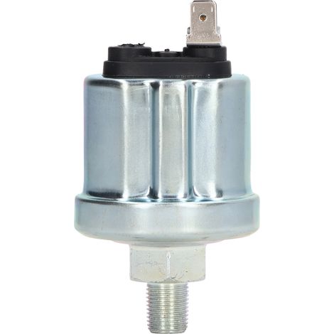 Manomètre d'huile en alliage d'aluminium, capteur de pression d'huile stable pour générateur VDO, filetage 1/8 NPT, 0‑10 bar, finition brillante, tête unique (1/5)