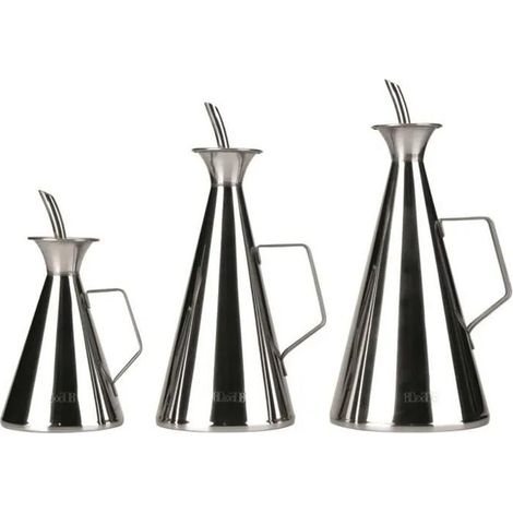 ibili Ölspender Edelstahl 500 ml silber antig tropf