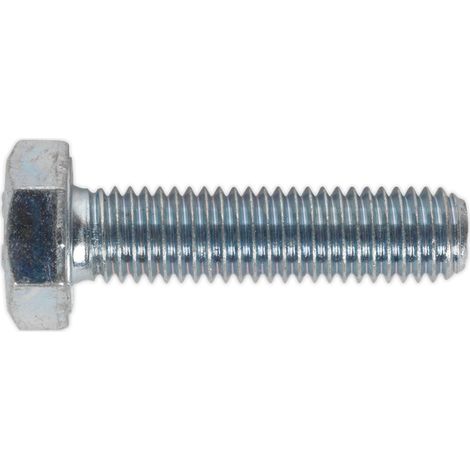 Sealey 8.8 Zinc Plated HT Setscrew M10 x 40mm, DIN 933 - Pack of 25 SS1040