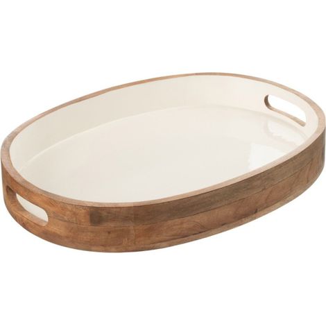 Plateau de Service en Bois "Kos" 50cm Naturel