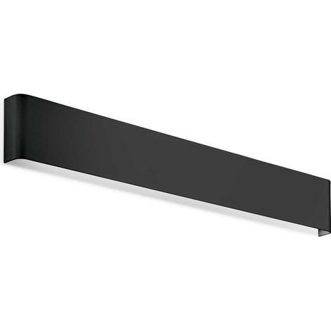 Ideal Lux DELTA 61 cm integrierte LED-Wandleuchte Schwarz, 3000 K