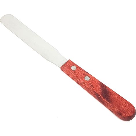 Spatola Stendi Cera A Caldo Acciaio Depilazione Ceretta Manico In Legno (1/4)