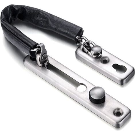 Serrure de porte de sécurité en acier inoxydable de porte 2 verrouillage en acier inoxydable verrouillage avec vis pour tous types de porte interne (1/5)