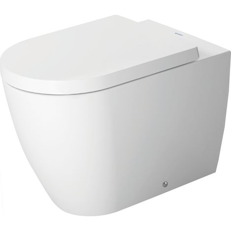 DU SWC 600 mm ME par Starck Blanc / Blanc Satinée TS, Sortie horizontale, TVA, HYG