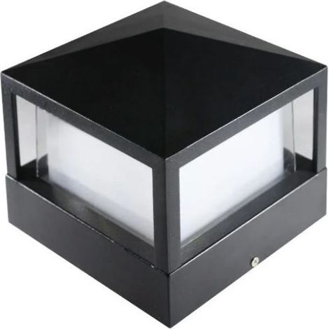 One Piece Post Lampadaire Lampadaire Porte Lampe Extérieur Lampadaire Villa IP65 Étanche En Aluminium Jardin Paysage Pelouse Porte Clôture Entrée Lampe Blanc Chaud (1/5)