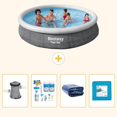 Bestway Bestway Fast Set Ronde - 366x76 cm - 5-pièces S188 (1/5)