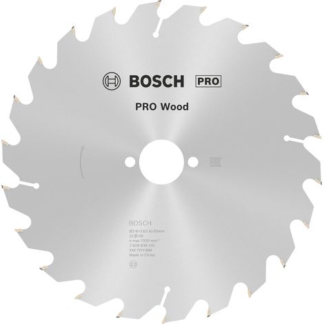 Bosch PRO Wood Circular Saw Blade 216 x 2.6 x 30 mm T22 2608838410 (1/5)