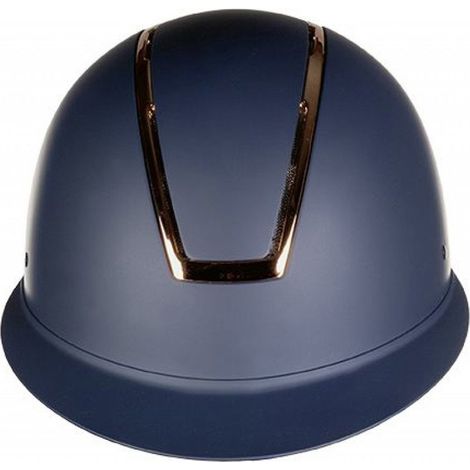 58-60 cm, Nero e Oro Rosa: Casco da equitazione modello Lady Shield omologato VG1