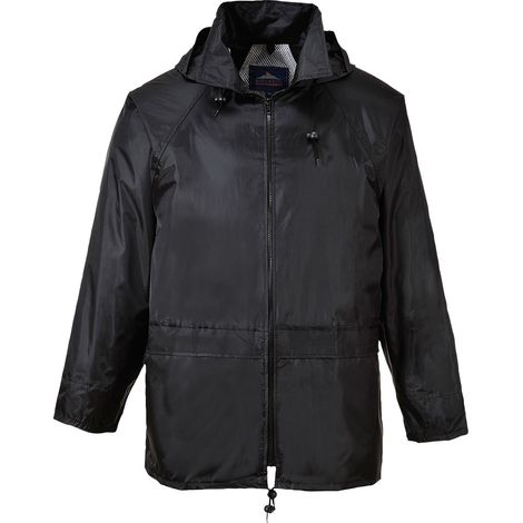Klassische Regenjacke, Marineblau, Größe 6XL
