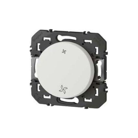 Interrupteur commande VMC - - 600007 - Blanc - Electrique - Prêt à poser (1/3)