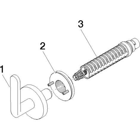 DORNBRACHT 36607661-39 Vanne encastrée fermeture à droite META