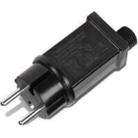 Alimentation LED 12V 12W IP44, Transformateur Étanche Basse Tension pour Guirlandes, Lumières de Noël, Lampes Extérieures