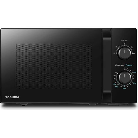 Toshiba – Micro-ondes à poser 20L 800W – Éclairage LED – Dimensions compactes pour cuisines d'appartement – 5 niveaux de puissance (1/7)