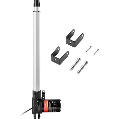 Vérin électrique 12V 40,6 cm, charge 6000N, vitesse 0,5 cm/s, protection IP44 (1/5)