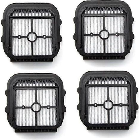 Lot de 4 filtres HEPA de rechange compatibles avec l'aspirateur Laresar S7 Pro. Accessoires inclus : filtre lavable. (1/4)