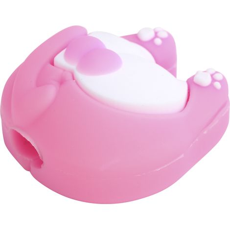 Protection de câble de données pour téléphone portable, cache en plastique, motif dessin animé/fruits, rose (1/5)